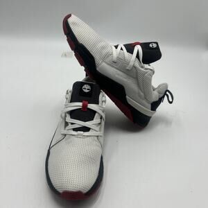 TIMBERLAND CONCRETE LOW SNEAKERS SHOES MENS SIZE 9 WHITE BLACK